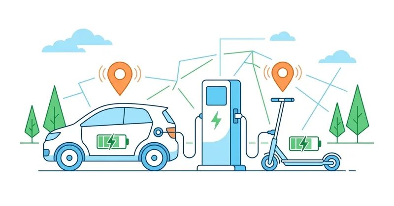 GPS για e-mobility: ηλεκτρικά οχήματα, scooters και shared μικροκινητικότητα