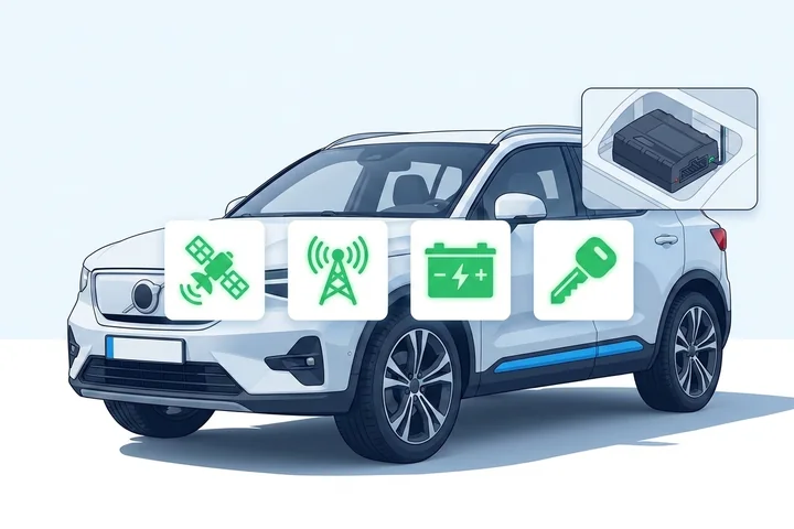 Τελικός τεχνικός έλεγχος εγκατάστασης GPS tracker