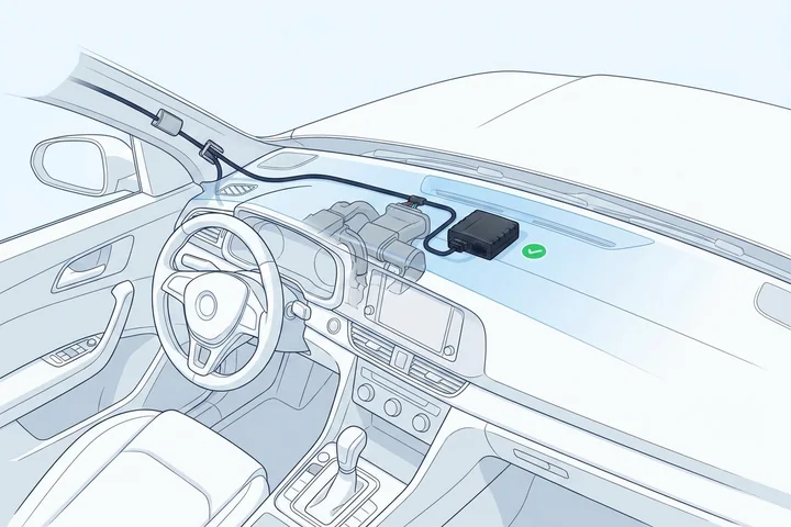 Σωστό προστατευμένο σημείο τοποθέτησης GPS tracker